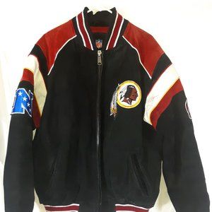 G-III Apparel Vintage Washington Redskins Leather Coat Size M